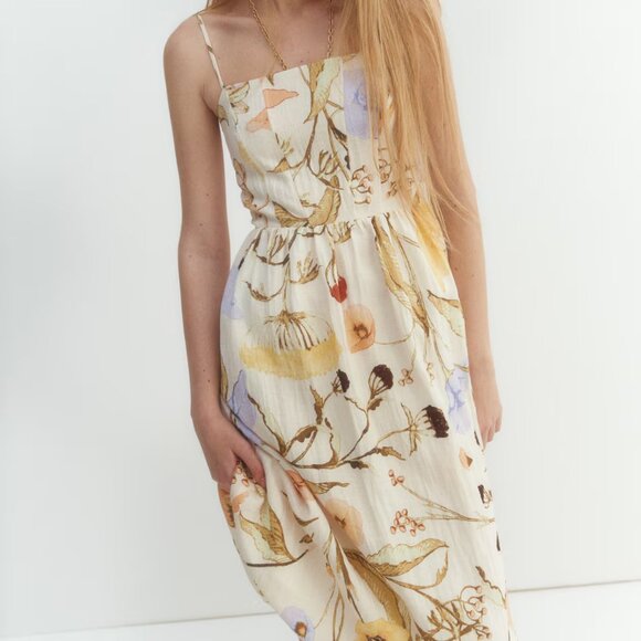 NWT H&M Strappy Midi Dress - Picture 6 of 15